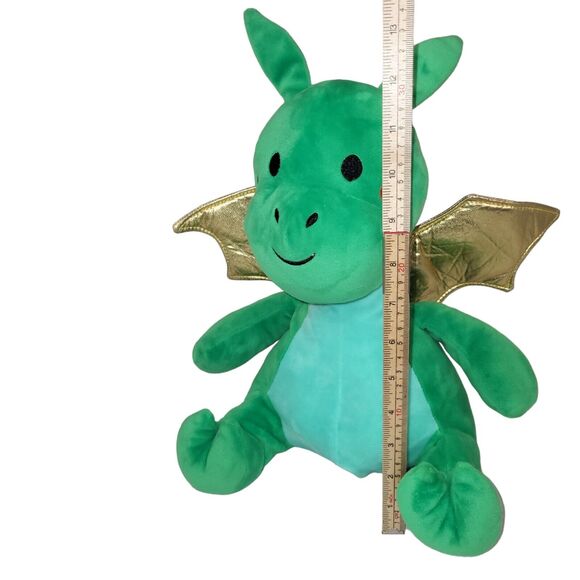 FAO Schwarz Plush Green Dragon Stuffed Animal Toy LED Lights Sound - Picture 16 of 16